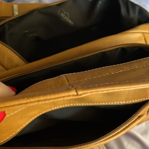 New brown-beige bag never used so many compartments - Picture 6 of 8